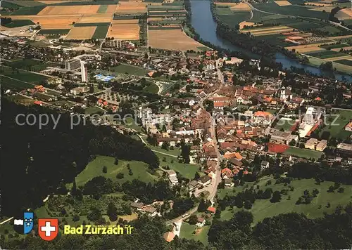 Bad Zurzach Fliegeraufnahme  / Zurzach /Bz. Zurzach