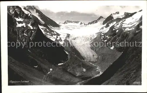 Alpeiner Ferner Gletscher  Kat. Neustift im Stubaital