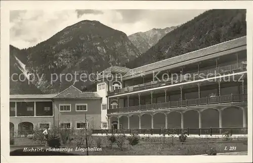 Hochzirl Zirl Sanatorium Hochzirl Liegehallen  Kat. Zirl