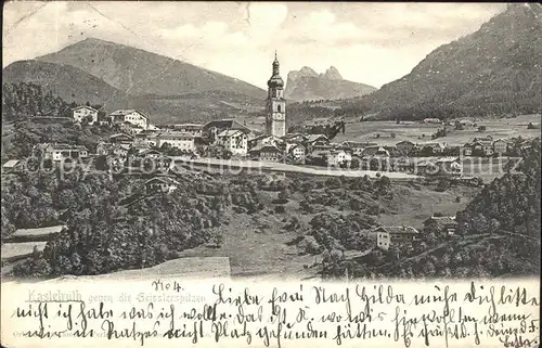 Kastelruth Suedtirol Geisslerspitzen  Kat. Salten Schlern