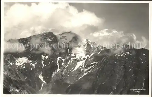 Ankogelspitze Ankogel Fliegeraufnahme Kat. Hohe Tauern Bad Gastein Kaernten