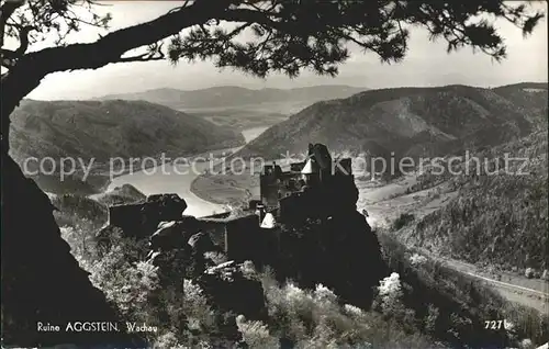 Wachau Oesterreich Ruine Aggstein Kat. Oesterreich