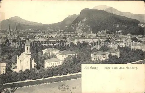 Salzburg Oesterreich Gaisberg Kat. Salzburg