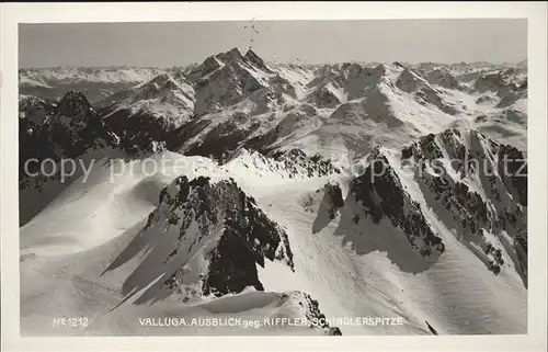 Valluga Riffler Schindlerspitze Kat. Oesterreich