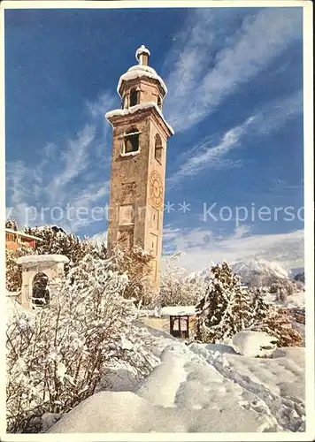 St Moritz GR Schifer Turm Kat. St Moritz