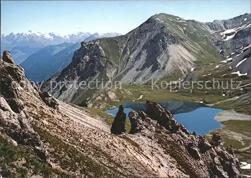 Lai da Rims Val Muestair Piz Mezdi Piz Lad oetztaler Alpen