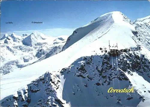 Corvatsch Silvaplana GR Bergrestaurant Piz Corvatsch Kat. Silvaplana