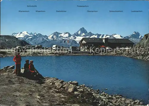 Nufenenpass Restaurant Bazar Nufenen Passhoehe Panorama / Nufenen /Rg. Ulrichen