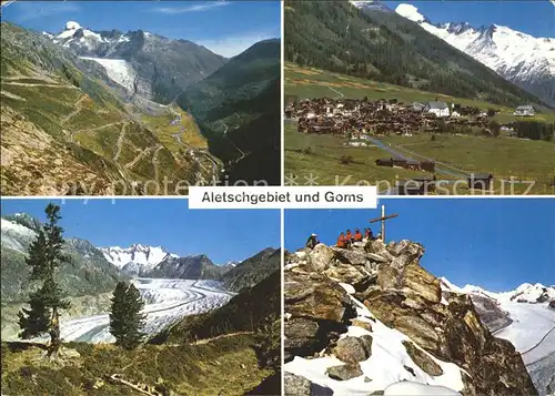 Grimsel Pass Gletsch Furka Muenster Gr Aletschgletscher Eggishorn Jungfrau Moench / Grimsel /Rg. Innertkirchen