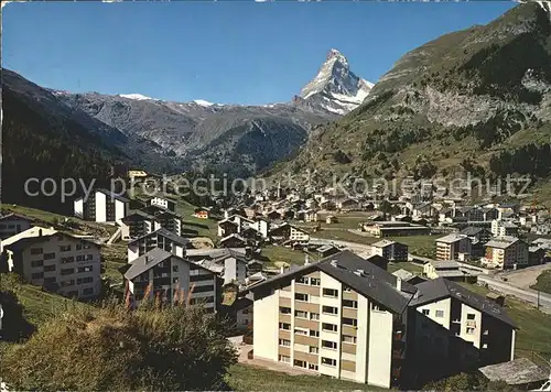 Zermatt VS mit Trockener Steg Furggrat Matterhorn Kat. Zermatt