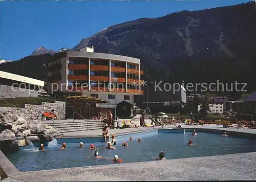 Leukerbad Schwimmbad Appartementhaus Matterhof Kat. Loeche les Bains