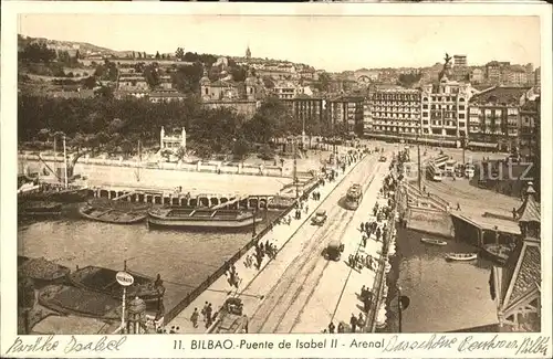 Bilbao Spanien Puente de Isabel II Arenal Kat. Bilbao