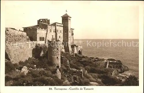Tarragona Castillo de Tamarit Kat. Costa Dorada Spanien