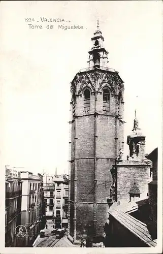 Valenciana Torre del Miguelete Kat. Spanien