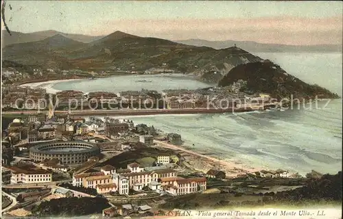 San Sebastian Guipuzcoa Tomada , el Monte Ulia / Donostia-San Sebastian /Guipuzcoa