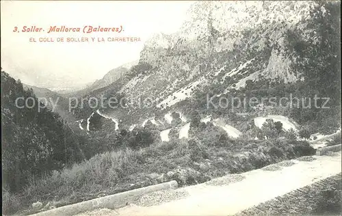 Mallorca El coll de Soller y la Carretera Kat. Spanien