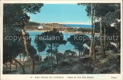 San Feliu de Guixols Playa de San Pol  Kat. Baix Emporda