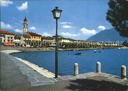 Ascona TI Panorama Kirche / Ascona /Bz. Locarno