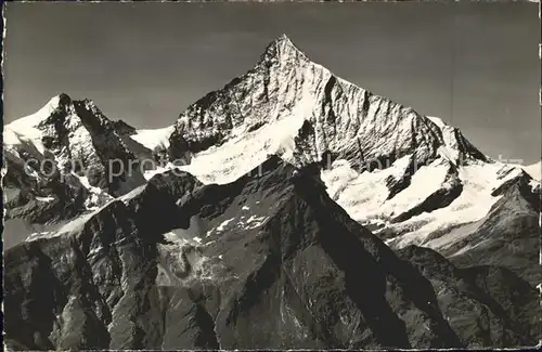 Zermatt VS Gornergrat Schallihorn und Weisshorn Kat. Zermatt