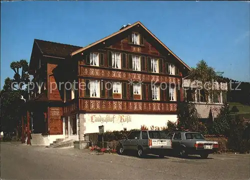 Tufertschwil Luetisburg Gasthaus Roessli  Kat. Luetisburg