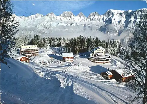 Flumserberge Hotel Tannenheim mit Churfirsten / Flumserberg Bergheim /Bz. Sarganserland