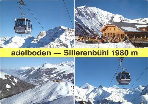 Adelboden Sillerenbuehl Panorama Luftseilbahn Kat. Adelboden