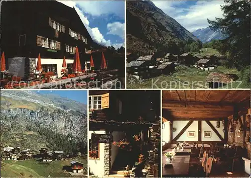 Zermatt VS Haus der Aroleiter Restaurant Zum See Kat. Zermatt