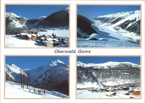 Oberwald VS Panorama Ortsansichten Kat. Oberwald
