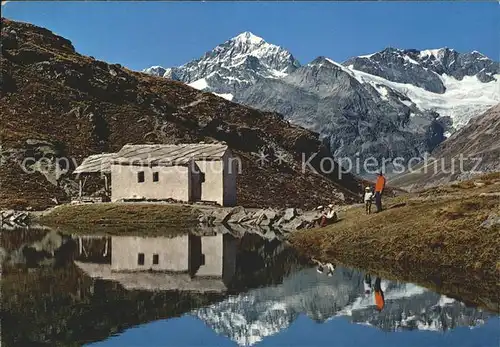 Schwarzsee Zermatt VS Kapelle Maria zum Schnee Dt Blanche Kat. Zermatt