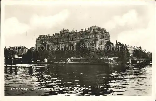 Amsterdam Niederlande Amstel met Amstelhotel Kat. Amsterdam