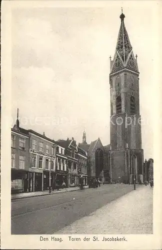 Den Haag Toren der St Jacobskerk Kat. s Gravenhage