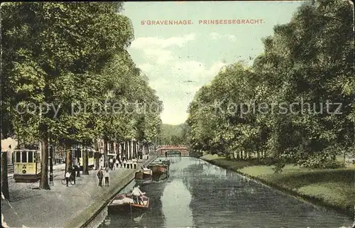 s-Gravenhage Prinsessegracht Kanal Kahn / Niederlande /Niederlande