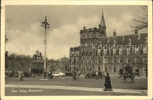 Den Haag Buitenhof Standbeeld Willem II Denkmal Kat. s Gravenhage