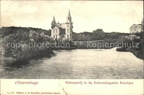 s-Gravenhage Waterpartij Scheveningsche Boschjes / Niederlande /Niederlande