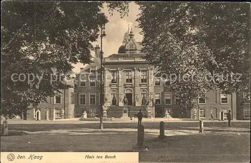 Den Haag Huis ten Bosch Kat. s Gravenhage