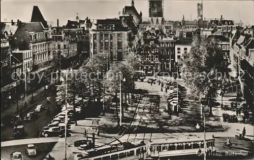 Den Haag Buitenhof Strassenbahn Kat. s Gravenhage