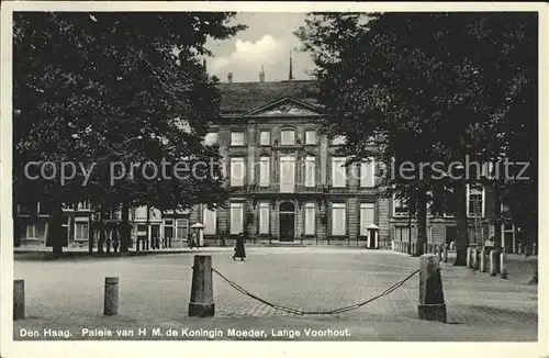 Den Haag Paleis Koningin Moeder Lange Voorhout Kat. s Gravenhage