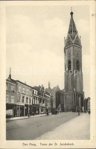 Den Haag Toren St Jacobskerk Kirche Kat. s Gravenhage