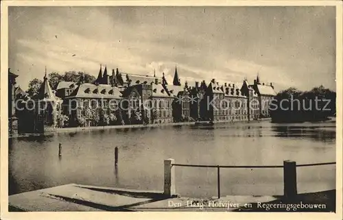 Den Haag Hofvijver en Regeringsgebouwen Kat. s Gravenhage