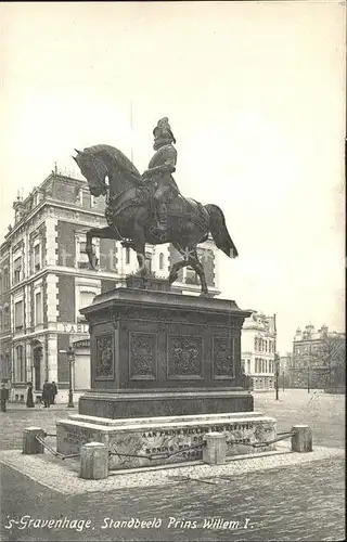 s-Gravenhage Standbeeld Prins Willem I Monument Denkmal / Niederlande /Niederlande
