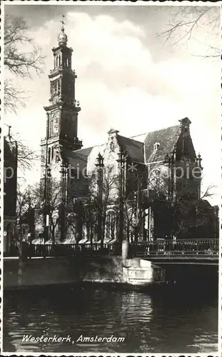 Amsterdam Niederlande Westerkerk Kirche Kat. Amsterdam