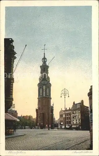 Amsterdam Niederlande Muntplein Toren Kat. Amsterdam