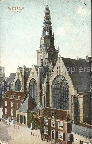 Amsterdam Niederlande Oude Kerk Kirche Kat. Amsterdam