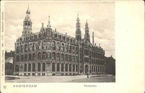 Amsterdam Niederlande Postkantoor Kat. Amsterdam