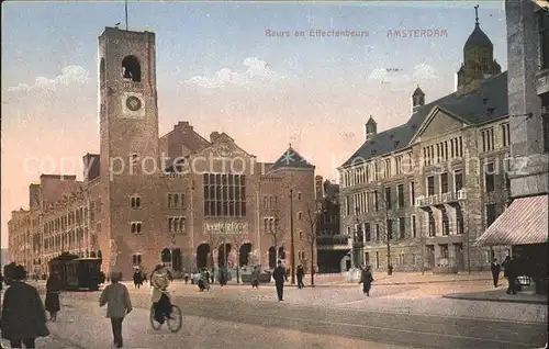 Amsterdam Niederlande Beurs en Effectenbeurs Kat. Amsterdam