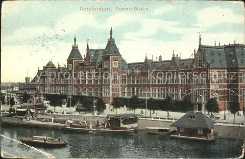 Amsterdam Niederlande Centraal Station Hauptbahnhof Kat. Amsterdam