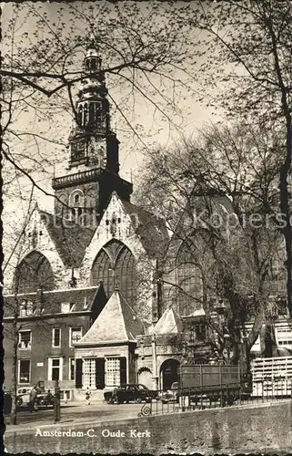 Amsterdam Niederlande Oude Kerk Kirche Kat. Amsterdam