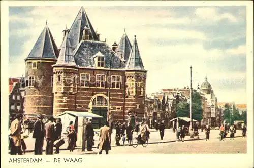 Amsterdam Niederlande De Waag Kat. Amsterdam