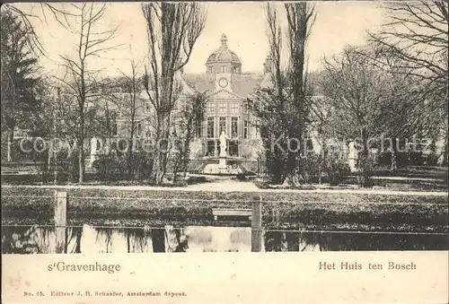 s-Gravenhage Huis ten Bosch / Niederlande /Niederlande