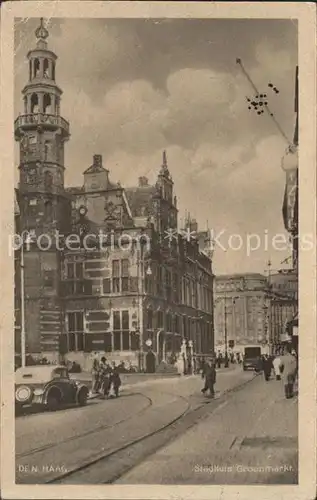 Den Haag Stadhuis Groenmarkt Kat. s Gravenhage